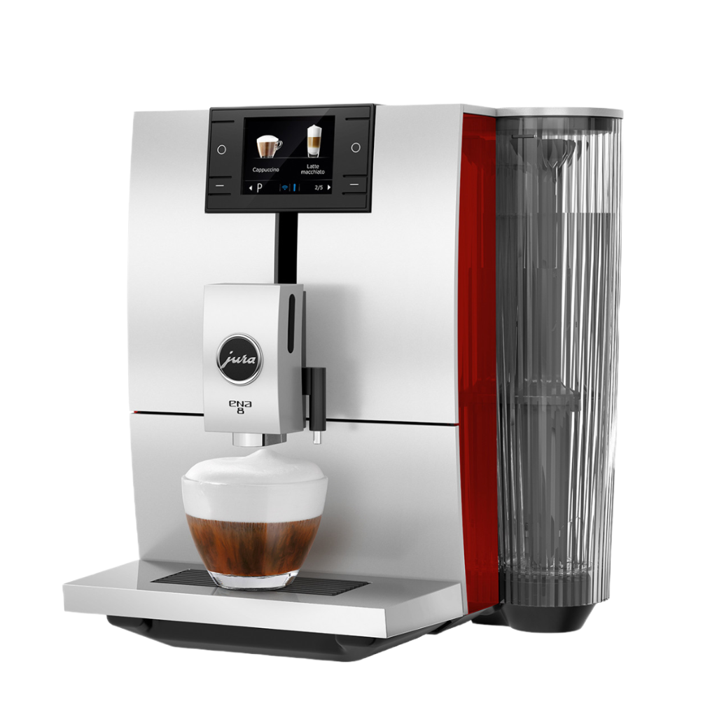 Jura ENA 8 Koffiemachine - Gereviseerd, Zwart of Rood, 12 Maanden Garantie