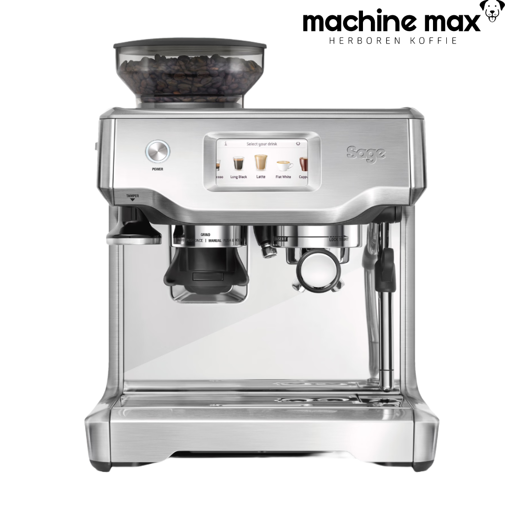 Sage The Barista Touch SES880 BSS Kaffeemaschine – generalüberholt, neuwertig, 12 Monate Garantie