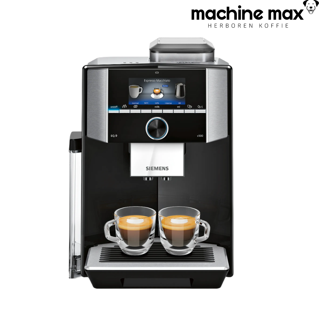 Siemens EQ9 S500 Kaffeemaschine – Edelstahlfarbe, sehr schön! Gebrauchsspuren, 12 Monate Gar!